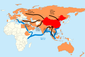 แผนสันติภาพใน 2 สมรภูมิจะเป็นไปได้หรือไม่ 3 One belt one road.svg